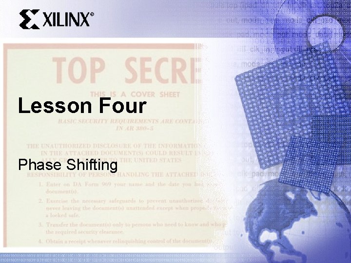 Lesson Four Phase Shifting 