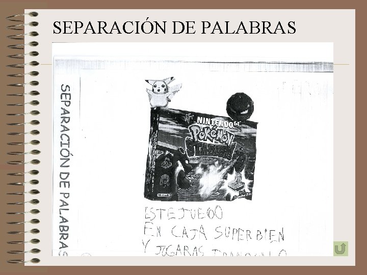 SEPARACIÓN DE PALABRAS 