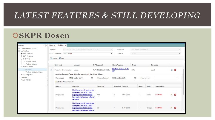 LATEST FEATURES & STILL DEVELOPING SKPR Dosen 