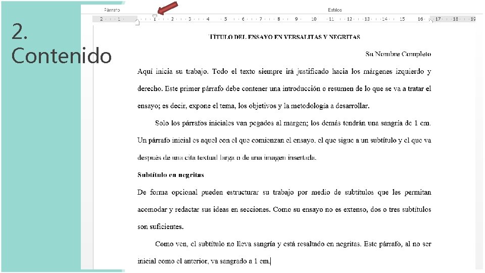 2. Contenido 2. Contenido