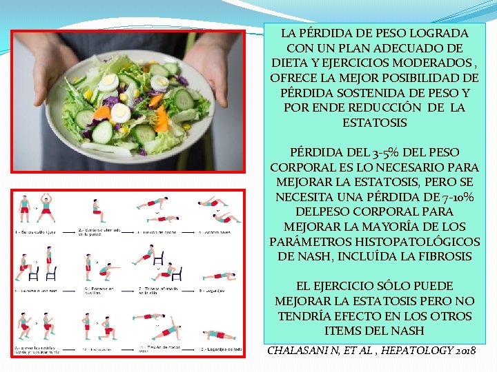 LA PÉRDIDA DE PESO LOGRADA CON UN PLAN ADECUADO DE DIETA Y EJERCICIOS MODERADOS