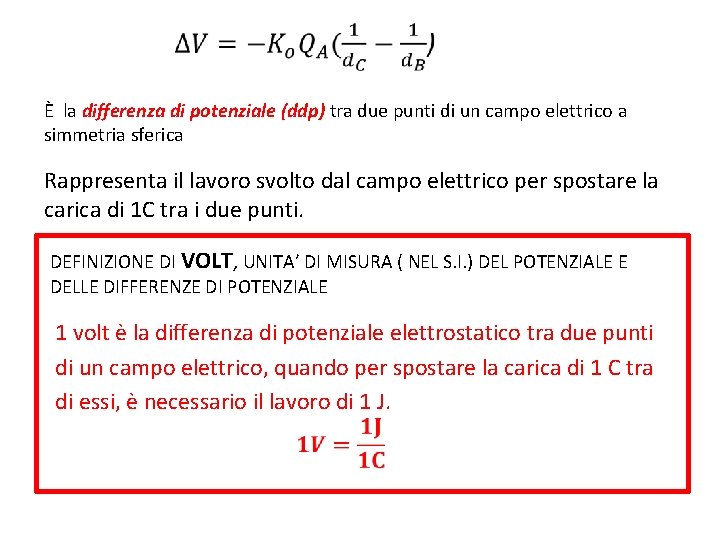 Come Si Calcola La Differenza Di Potenziale