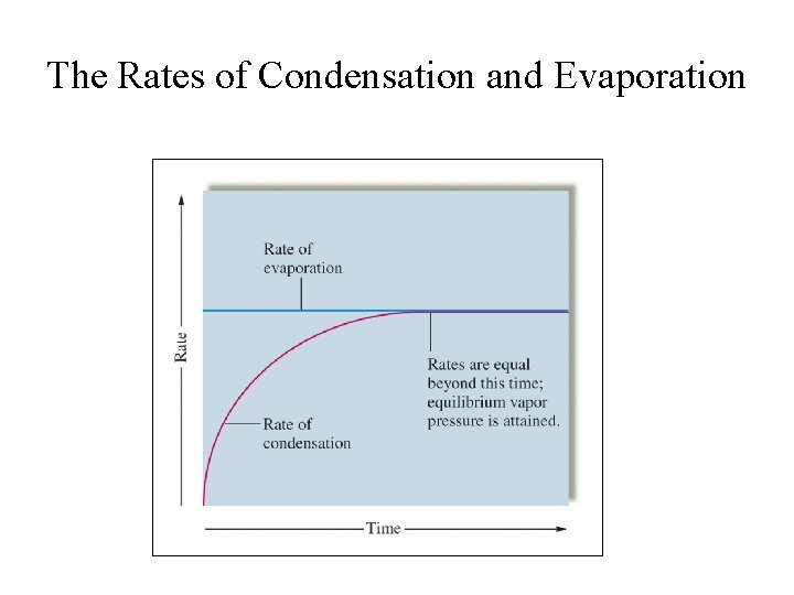 The Rates of Condensation and Evaporation 