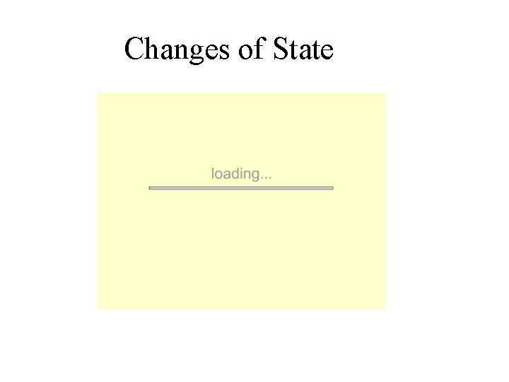 Changes of State 