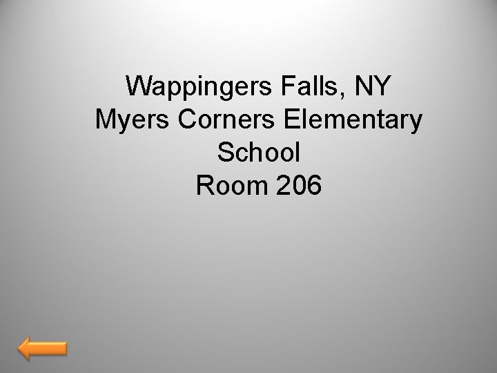 Wappingers Falls, NY Myers Corners Elementary School Room 206 