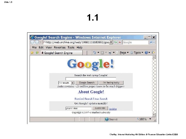 Slide 1. 6 1. 1 Chaffey, Internet Marketing 4 th Edition, © Pearson Education Slide 1. 6 1. 1 Chaffey, Internet Marketing 4 th Edition, © Pearson Education
