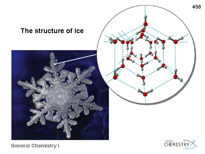 458 The structure of ice General Chemistry I 