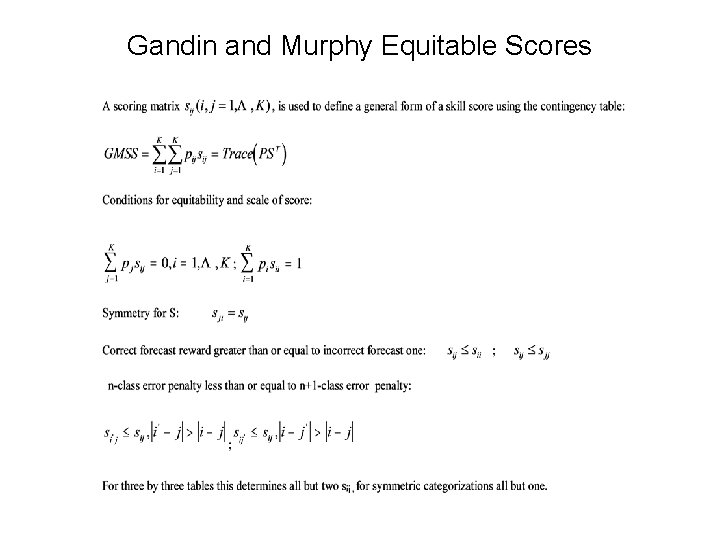 Gandin and Murphy Equitable Scores 