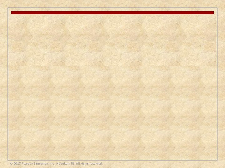 © 2017 Pearson Education, Inc. , Hoboken, NJ. All rights reserved. © 2017 Pearson Education, Inc. , Hoboken, NJ. All rights reserved.