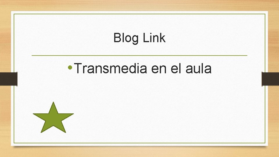 Blog Link • Transmedia en el aula 