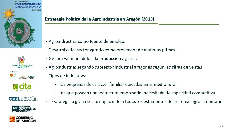 Estrategia Política de la Agroindustria en Aragón (2013) - Agroindrustria como fuente de empleo.