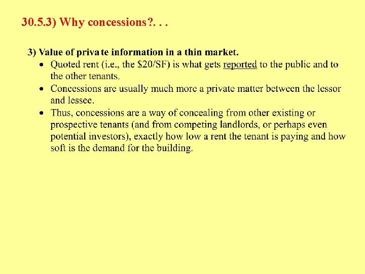 30. 5. 3) Why concessions? . . . 