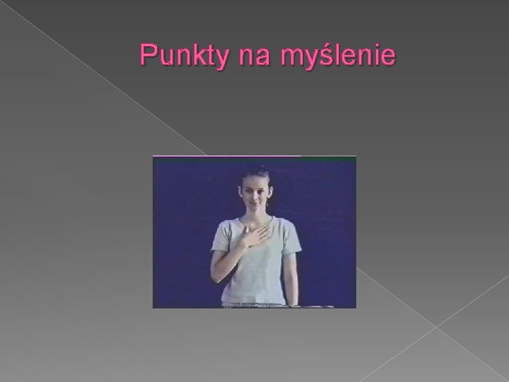 Punkty na myślenie 