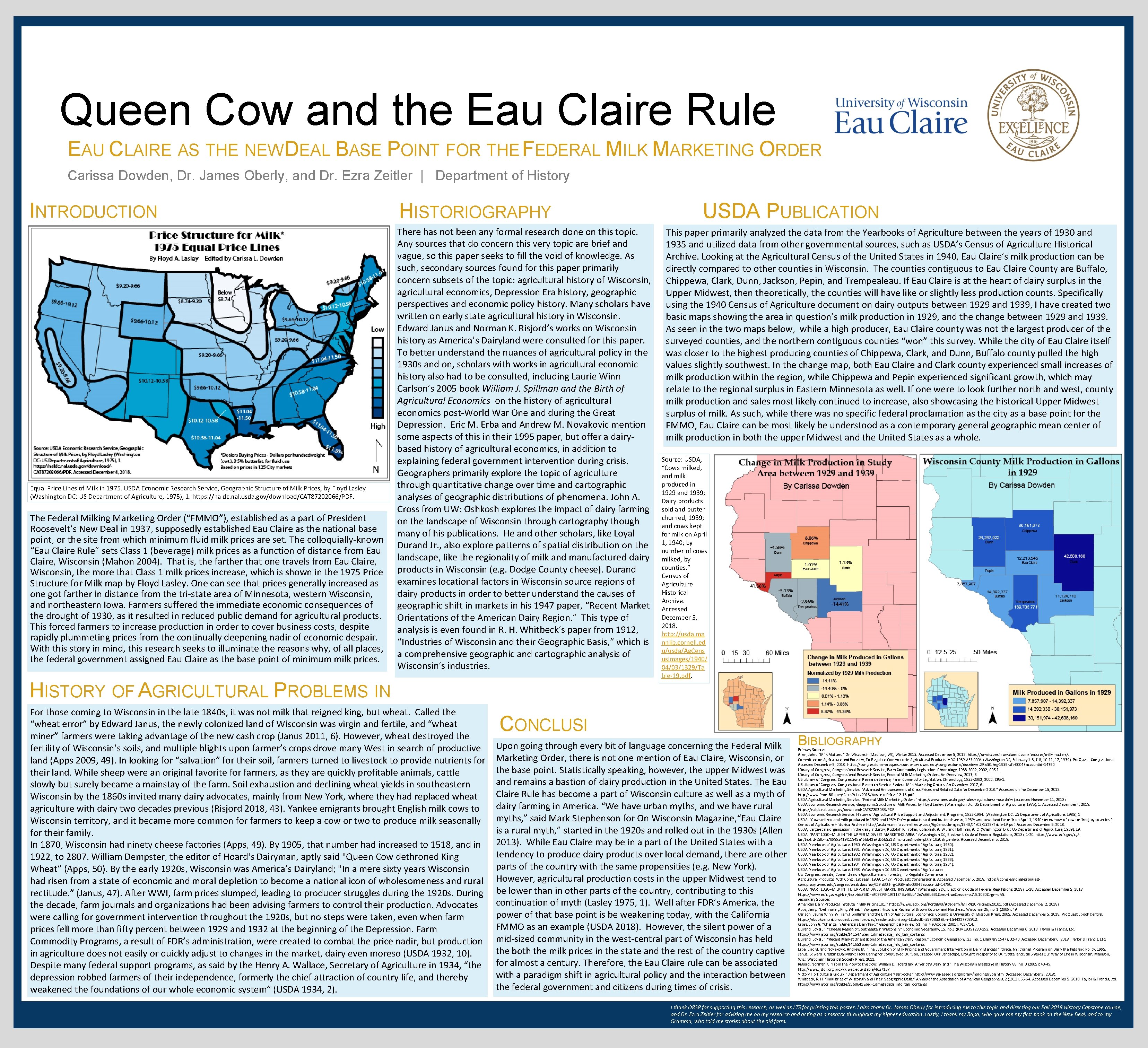 Queen Cow and the Eau Claire Rule EAU CLAIRE AS THE NEW DEAL BASE