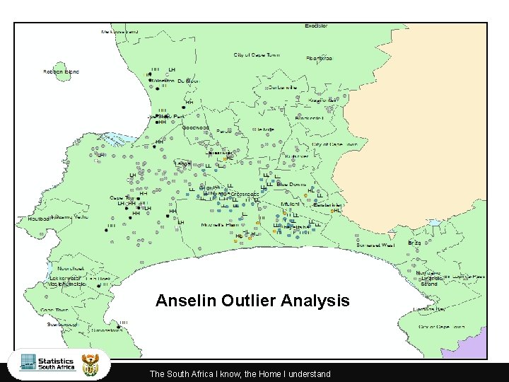 Anselin Outlier Analysis The South Africa I know, the Home I understand 