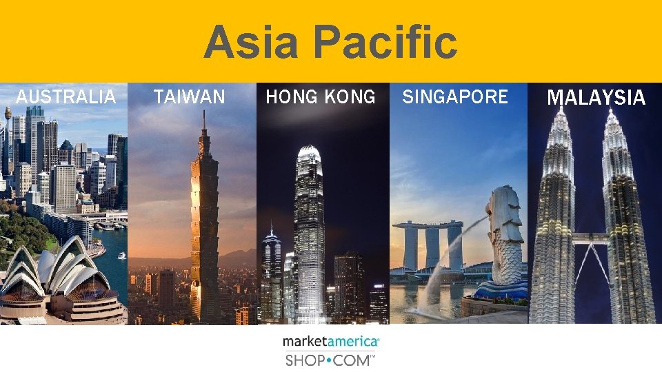 Asia Pacific AUSTRALIA TAIWAN HONG KONG SINGAPORE MALAYSIA 