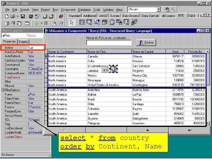 select * from country order by Continent, Name 