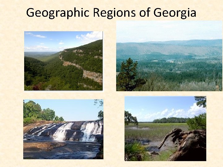 Geographic Regions of Georgia 