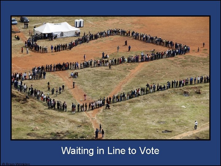 Waiting in Line to Vote © Brain Wrinkles Waiting in Line to Vote © Brain Wrinkles