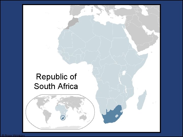 Republic of South Africa © Brain Wrinkles Republic of South Africa © Brain Wrinkles