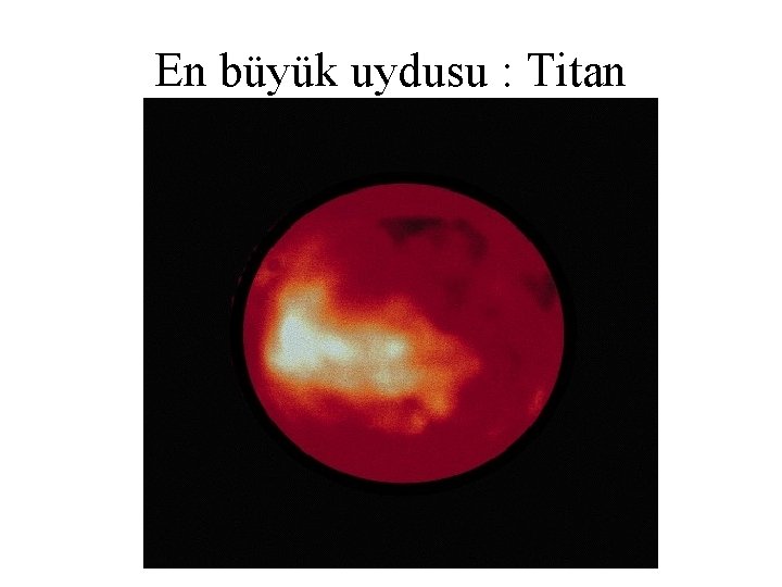 En büyük uydusu : Titan 