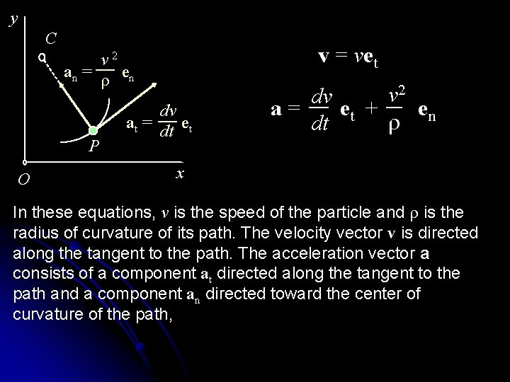 y C v = vet v 2 an = e r n P O