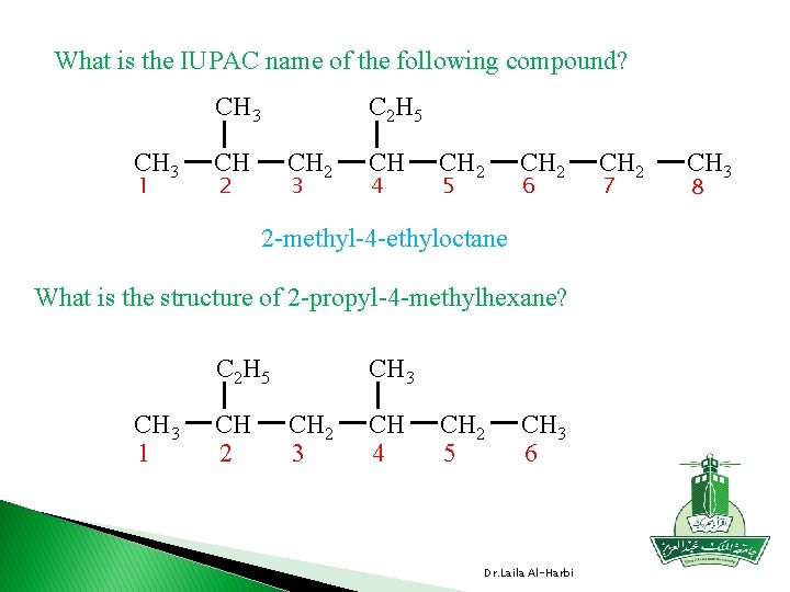 What is the IUPAC name of the following compound? CH 3 1 C 2