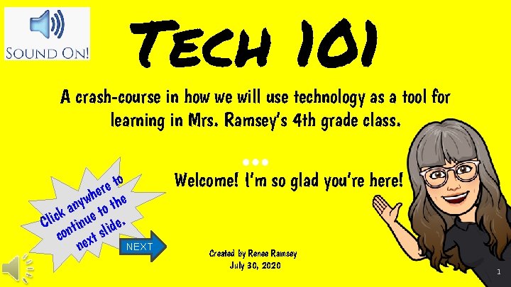Tech 101 A crashcourse in how we will