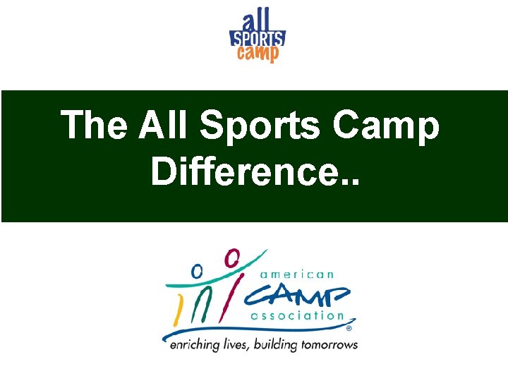 The All Sports Camp Difference. . 