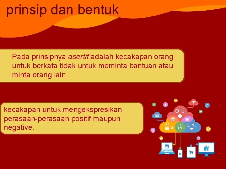  prinsip dan bentuk Pada prinsipnya asertif adalah kecakapan orang untuk berkata tidak untuk