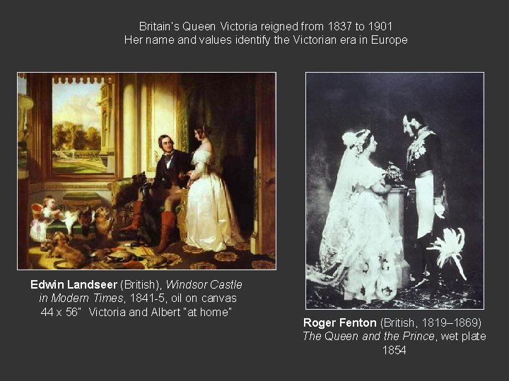 Britain’s Queen Victoria reigned from 1837 to 1901 Her name and values identify the