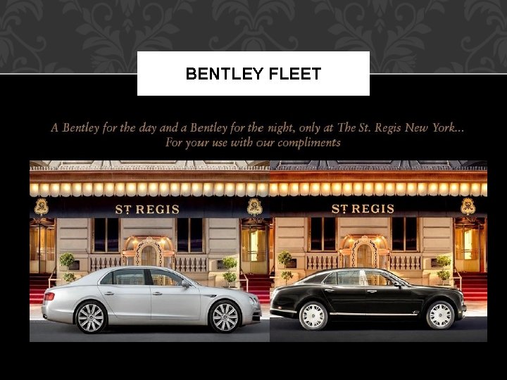 BENTLEY FLEET 