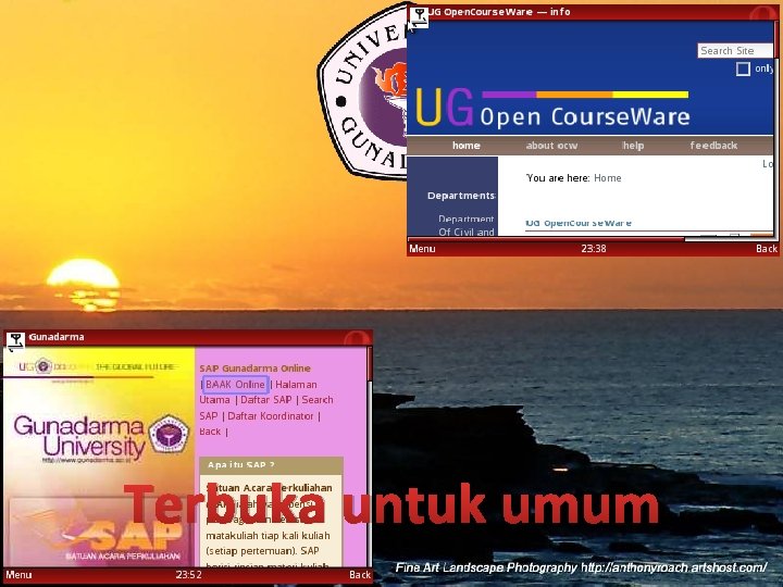 Terbuka untuk umum 