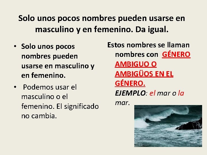 Solo unos pocos nombres pueden usarse en masculino y en femenino. Da igual. Estos