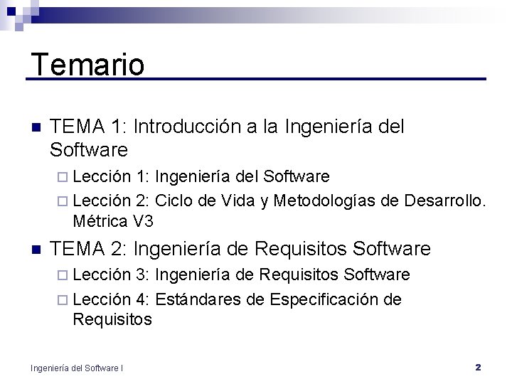 Tema 1 Introduccin a la Ingeniera del Software