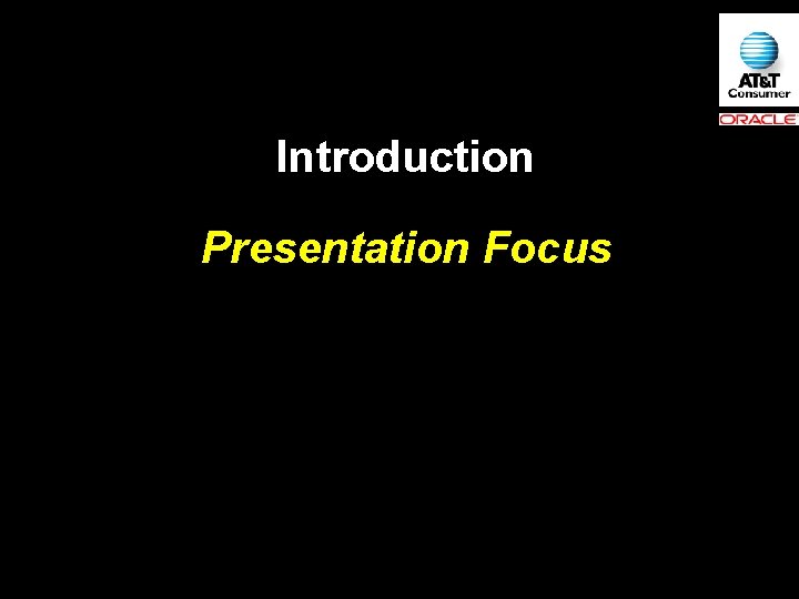 Introduction Presentation Focus 