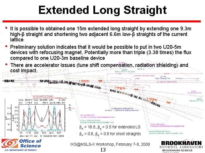 Extended Long Straight • • • It is possible to obtained one 15 m