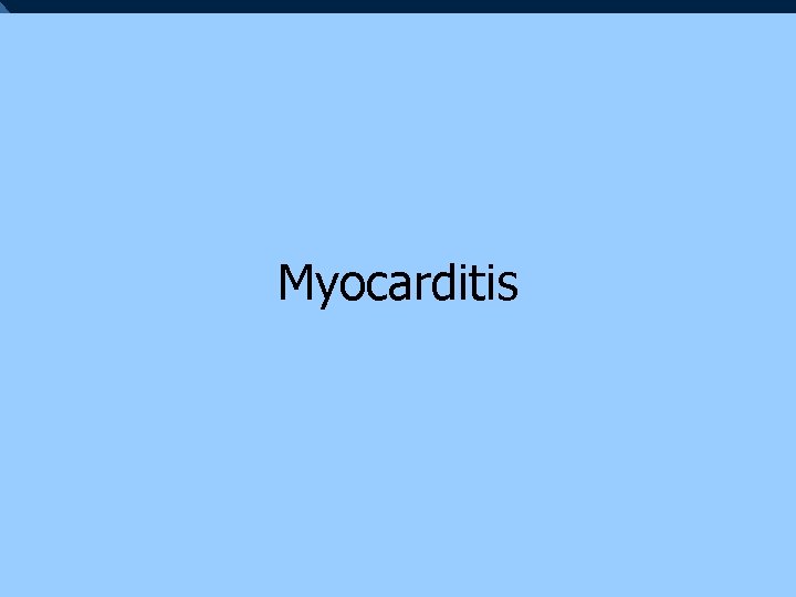 Myocarditis 