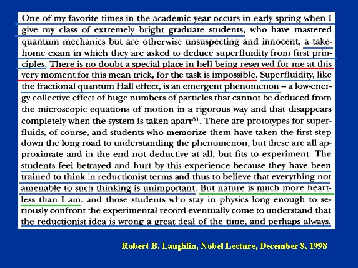 Robert B. Laughlin, Nobel Lecture, December 8, 1998 