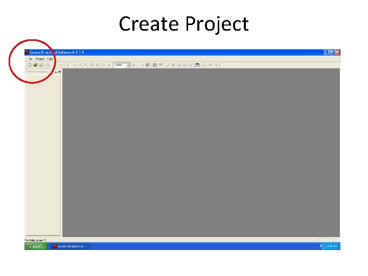 Create Project Create Project