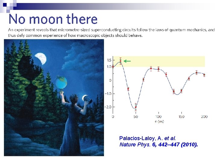 Palacios-Laloy, A. et al. Nature Phys. 6, 442– 447 (2010). 