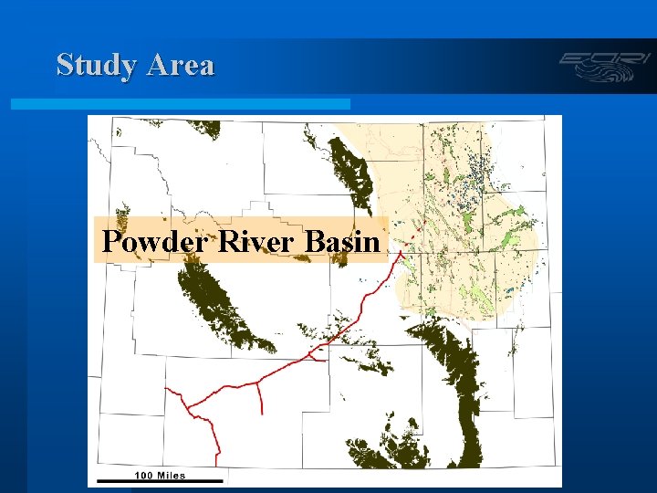 Study Area Powder River Basin 
