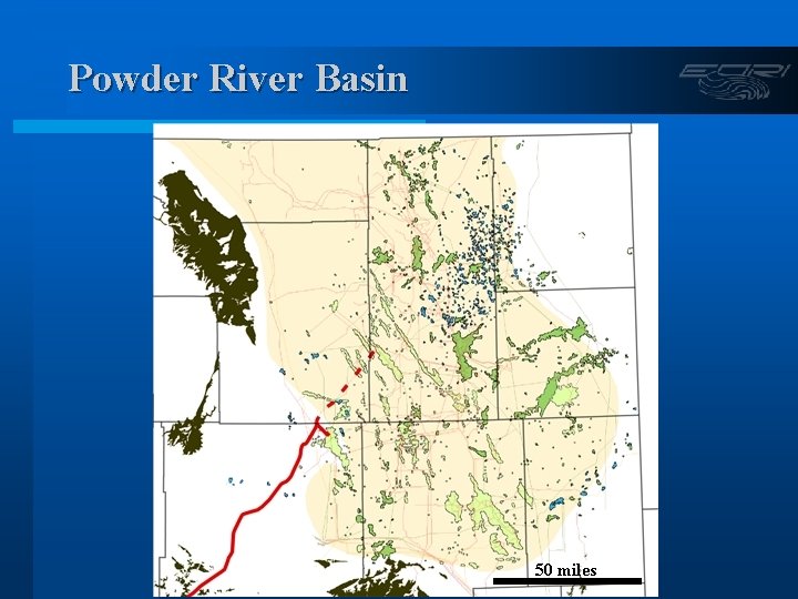 Powder River Basin 50 miles 