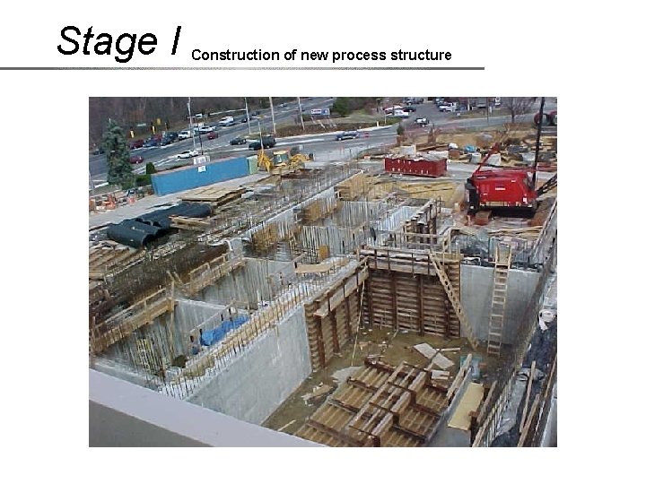 Stage I Construction of new process structure 