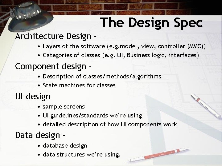 Design Dan Fleck CS 421 George Mason University