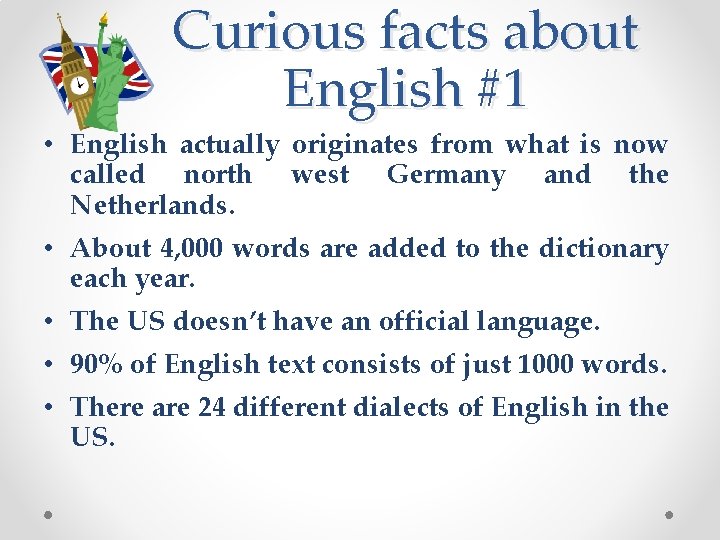 Curious facts about English #1 • English actually originates from what is now called