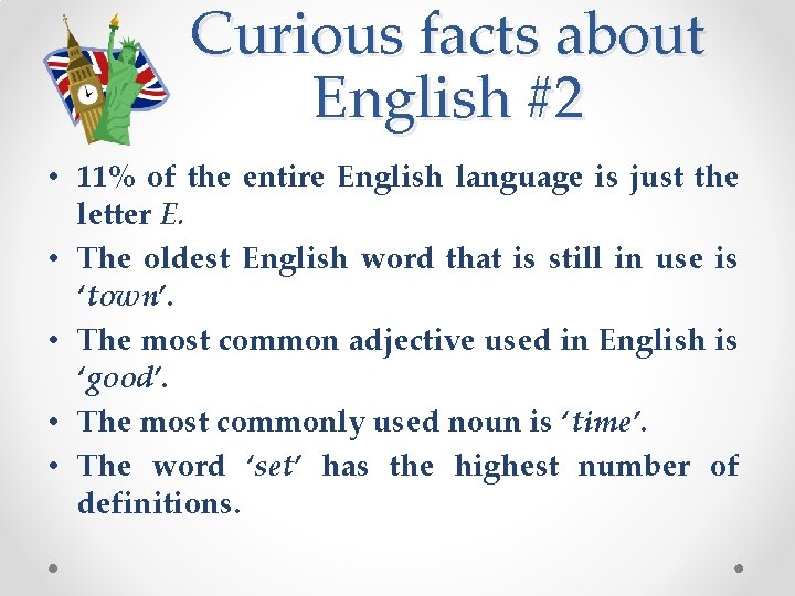 Curious facts about English #2 • 11% of the entire English language is just