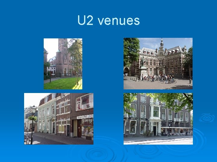 U 2 venues U 2 venues
