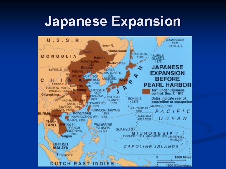 Japanese Expansion Japanese Expansion