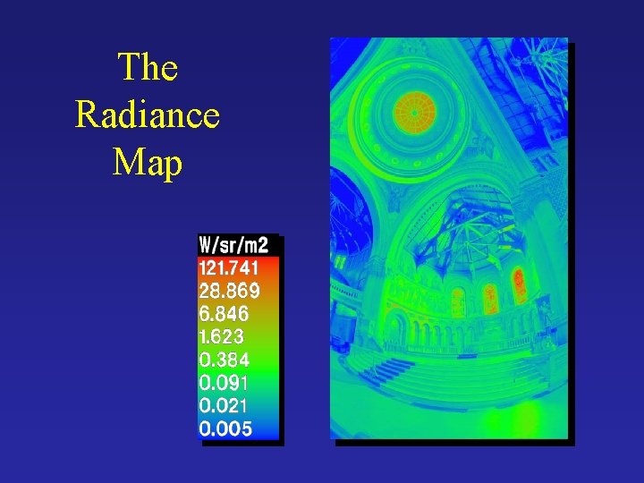 The Radiance Map The Radiance Map